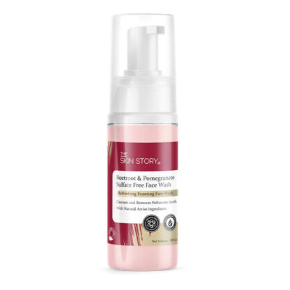 The Skin Story Beetroot & Pomegranate Sulfate Free Face wash - usa canada australia