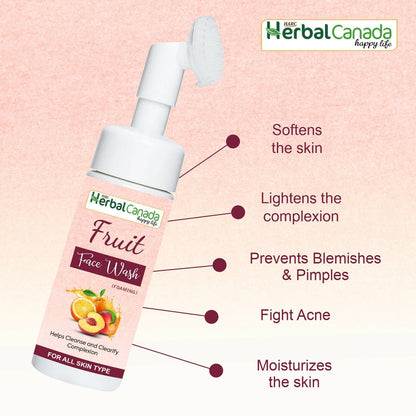 Herbal Canada Fruit Foaming Face Wash