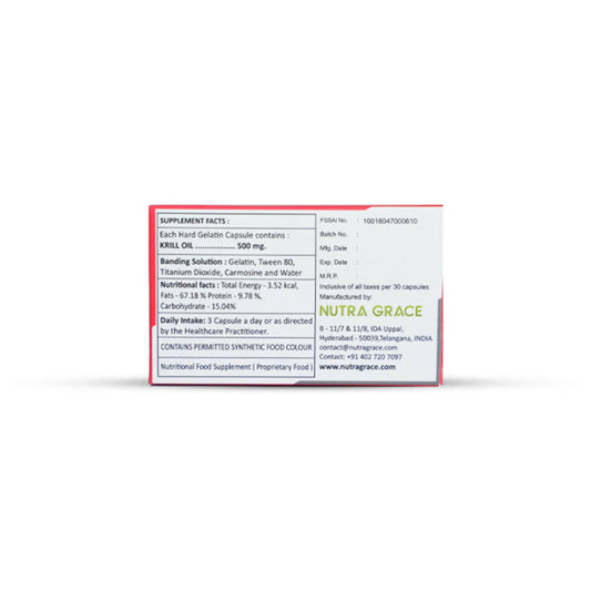 Nutra Grace Krill Oil Capsules