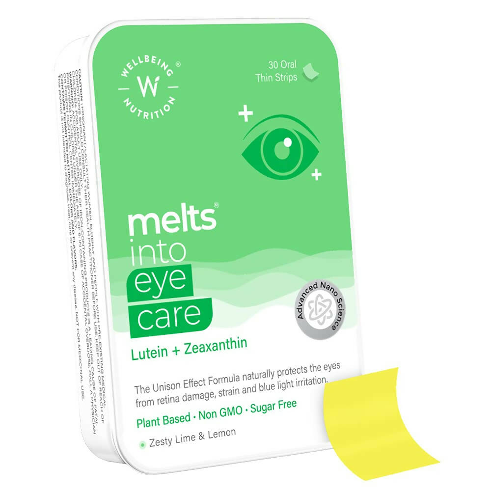 Wellbeing Nutrition Melts Eye Care Vitamins-Zesty Lime & Lemon Flavor - BUDEN