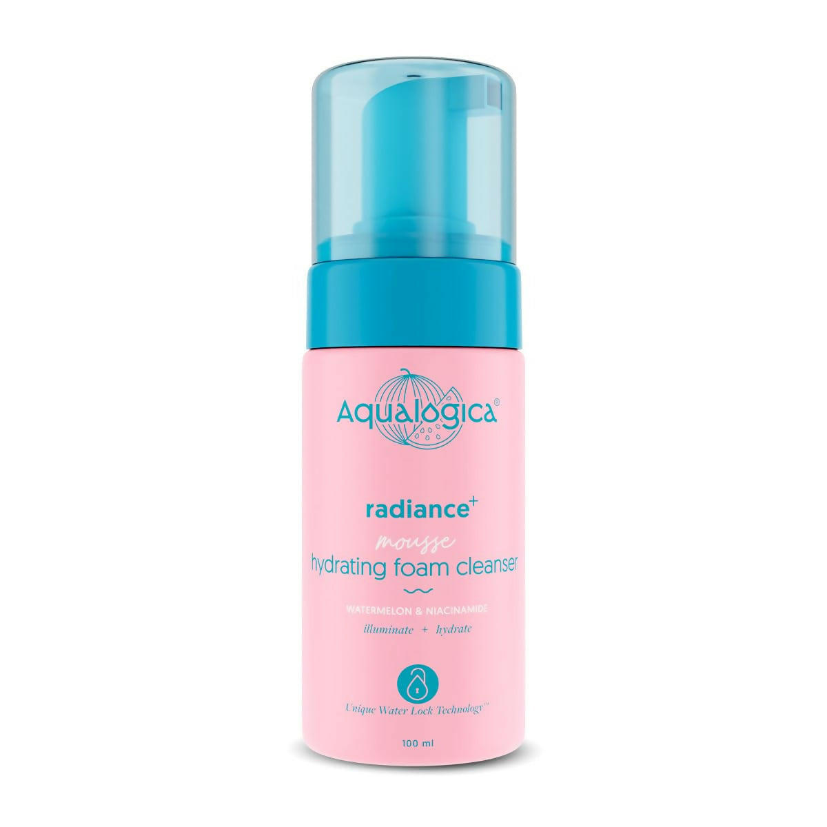 Aqualogica Radiance+ Mousse Hydrating Foam Cleanser, Reduces Spots & Acne Marks