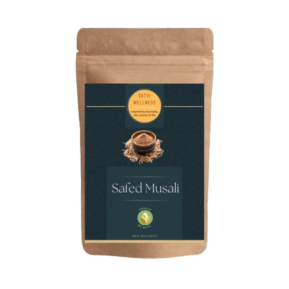 Satvi Wellness Safed Musli Powder | White Musli Powder | Men Wellness