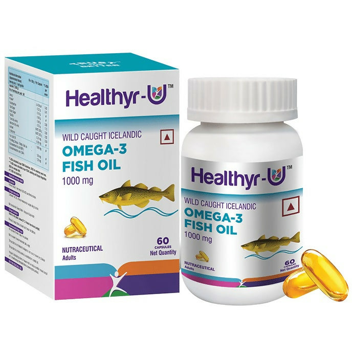 Healthyr-U Omega 3 Fish Oil Capsules