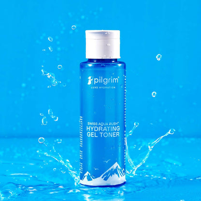 Pilgrim Swiss Aqua Rush Hydrating Gel Toner For Glowing Skin, Long Lasting Hydration Plump & Healthy Skin