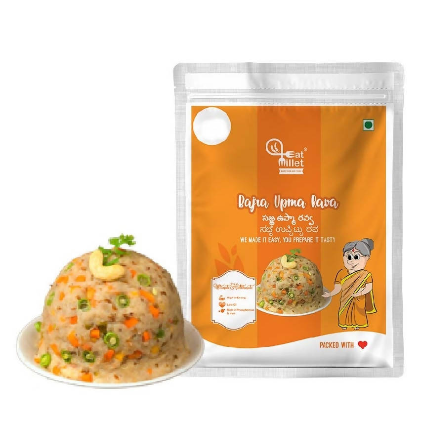 Eat Millet Bajra Upma Rava - BUDNE