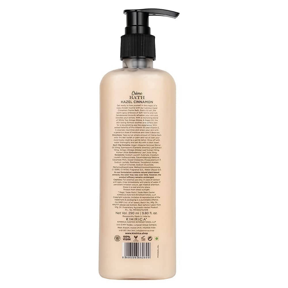 Kimirica Creme Bath Hazel Cinnamon Body Wash