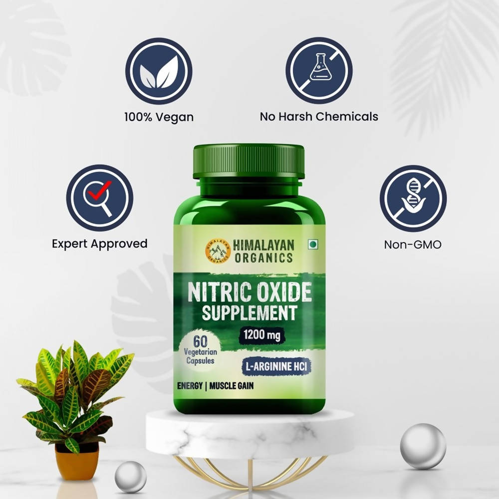 Himalayan Organics Nitric Oxide Supplement 1400 mg Tablets