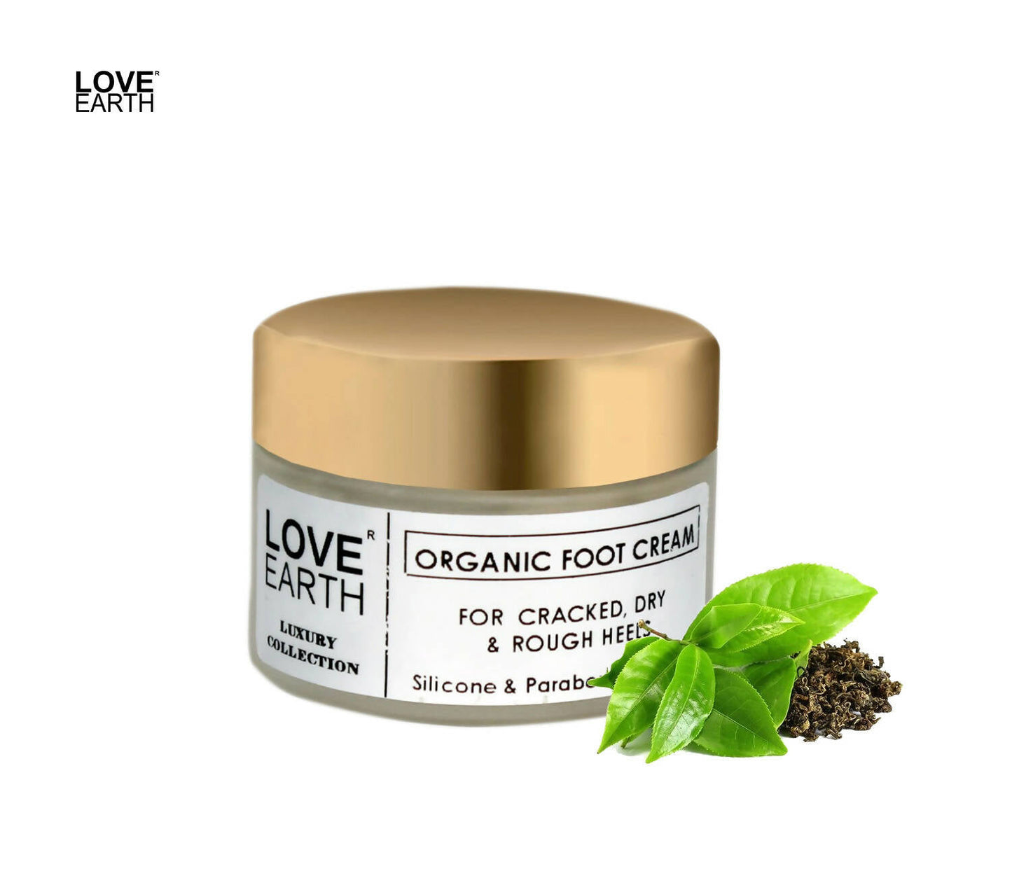 Love Earth Organic Foot Cream For Cracked & Dry Heels