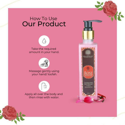 Organicos Rose Shower Gel