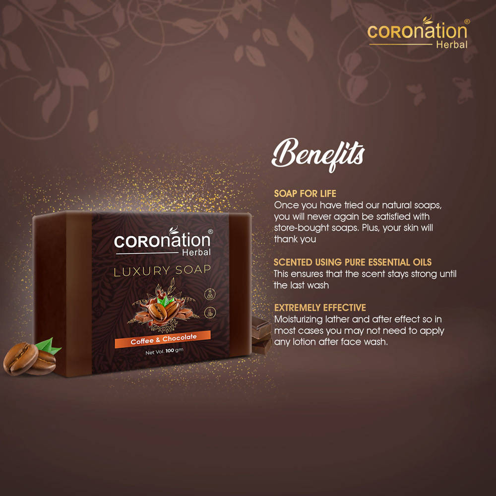 Coronation Herbal Coffee & Chocolate Luxury Soap