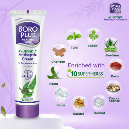 BoroPlus Ayurvedic Antiseptic Moisturisation Cream for Face, Hand & Body