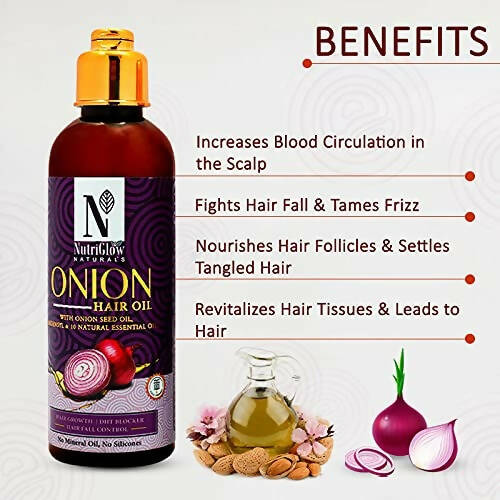 NutriGlow NATURAL'S Onion Hair Oil
