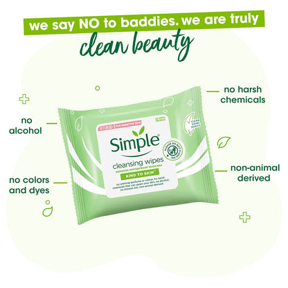 Simple Kind To Skin Cleansing Facial Wipes