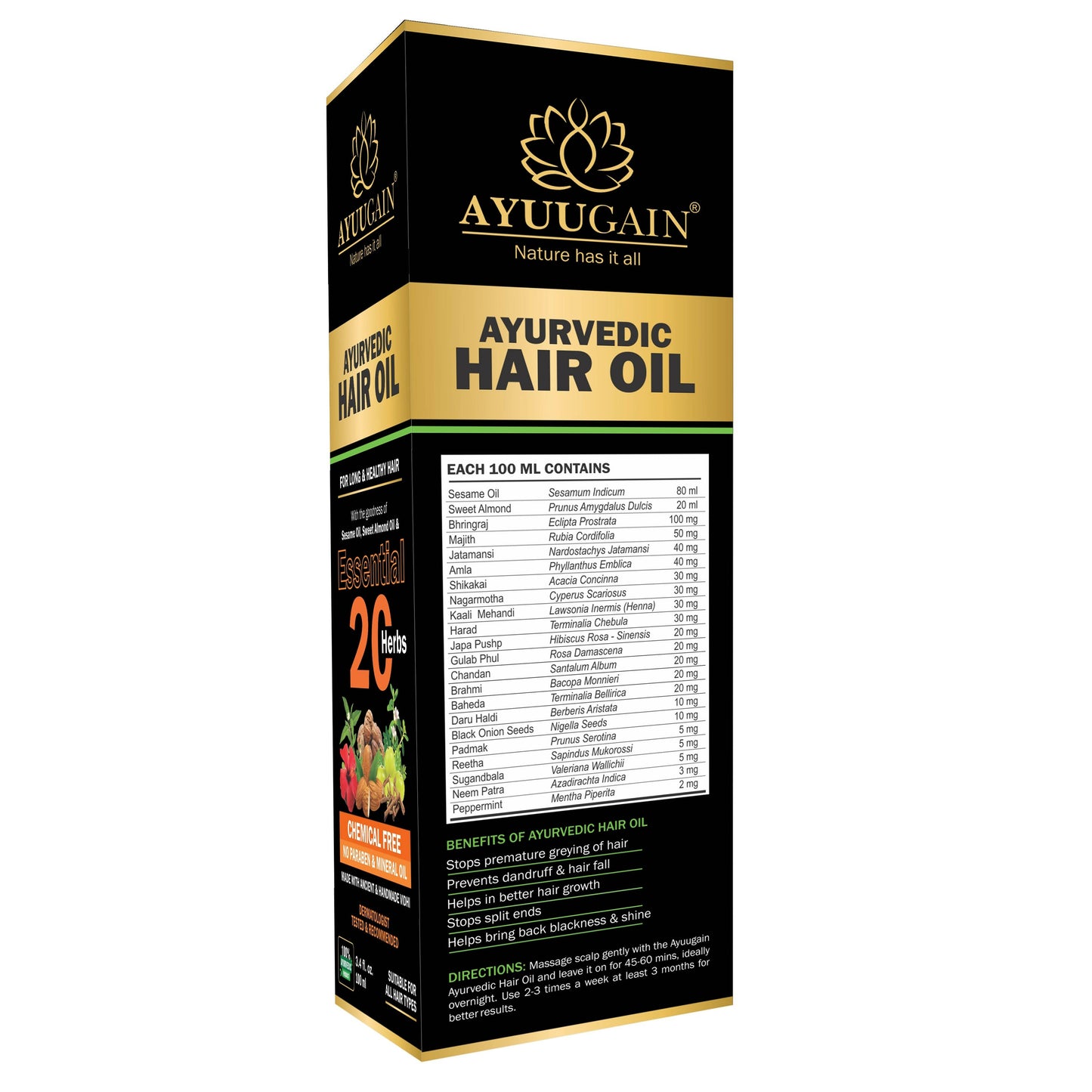 Ayuugain Ayurvedic Hair Oil