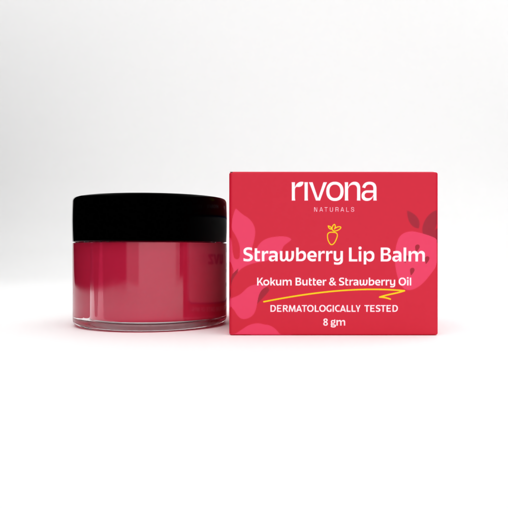 Rivona Naturals Strawberry Lip Balm