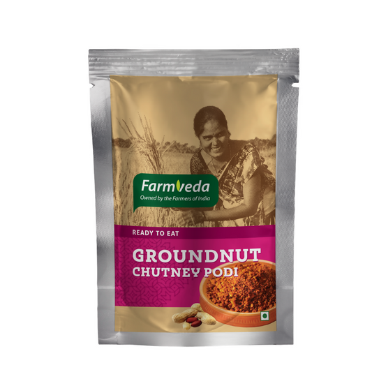 Farmveda Ready To Eat- Groundnut Chutney Podi - BUDNE