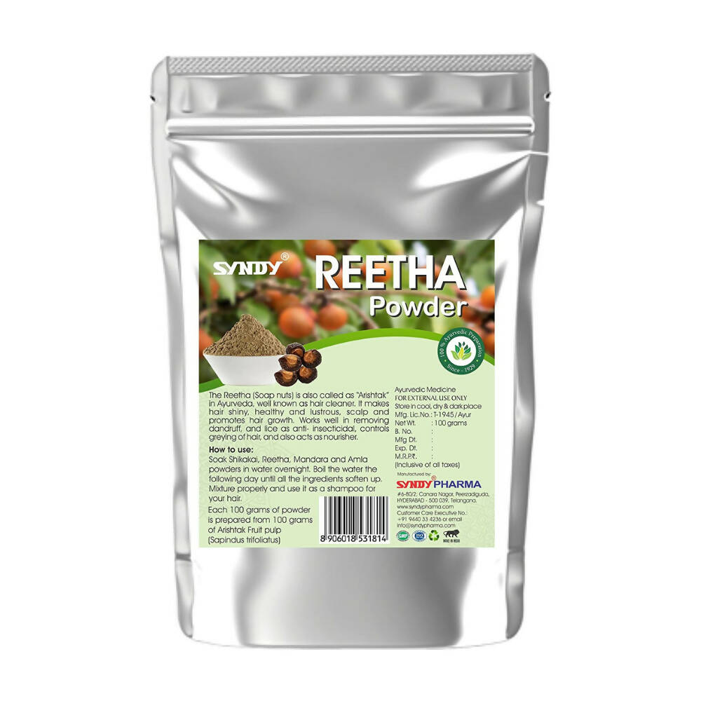 Syndy Pharma Reetha Powder for Hair - Distacart