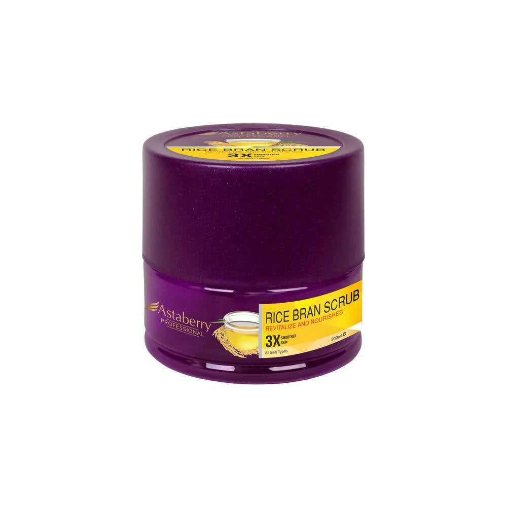 Astaberry Professional Rice Bran Face Scrub - usa canada australia