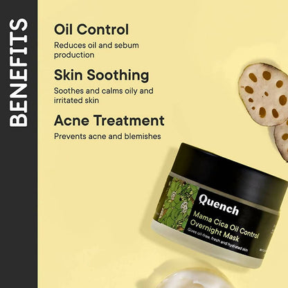 Quench Botanics Mama Cica Oil Control Overnight Mask