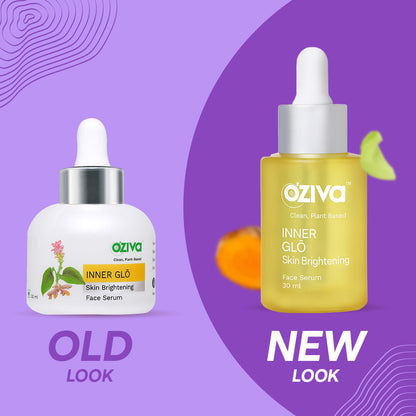 OZiva Plant Based Inner Gl?? Skin Brightening Face Serum