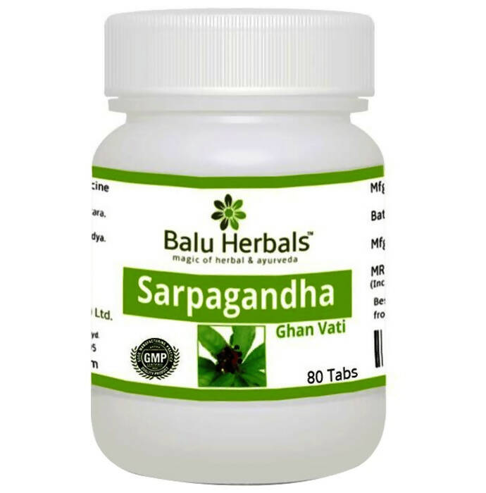 Balu Herbals Sarpagandha Ghan Vati Tablets - buy in USA, Australia, Canada