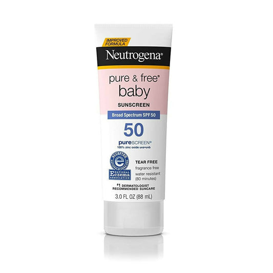 Neutrogena Pure & Free Baby Sunscreen Broad Spectrum SPF 50 -  USA, Australia, Canada 