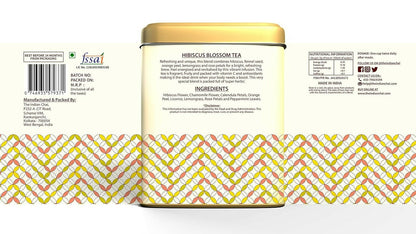 The Indian Chai - Hibiscus Blossom Tea 30 Pyramid Tea Bags