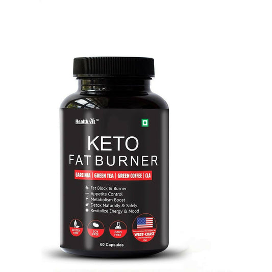 Healthvit Keto Fat Burner With Garcinia, Green Tea, Green Coffee Capsules -  usa australia canada 