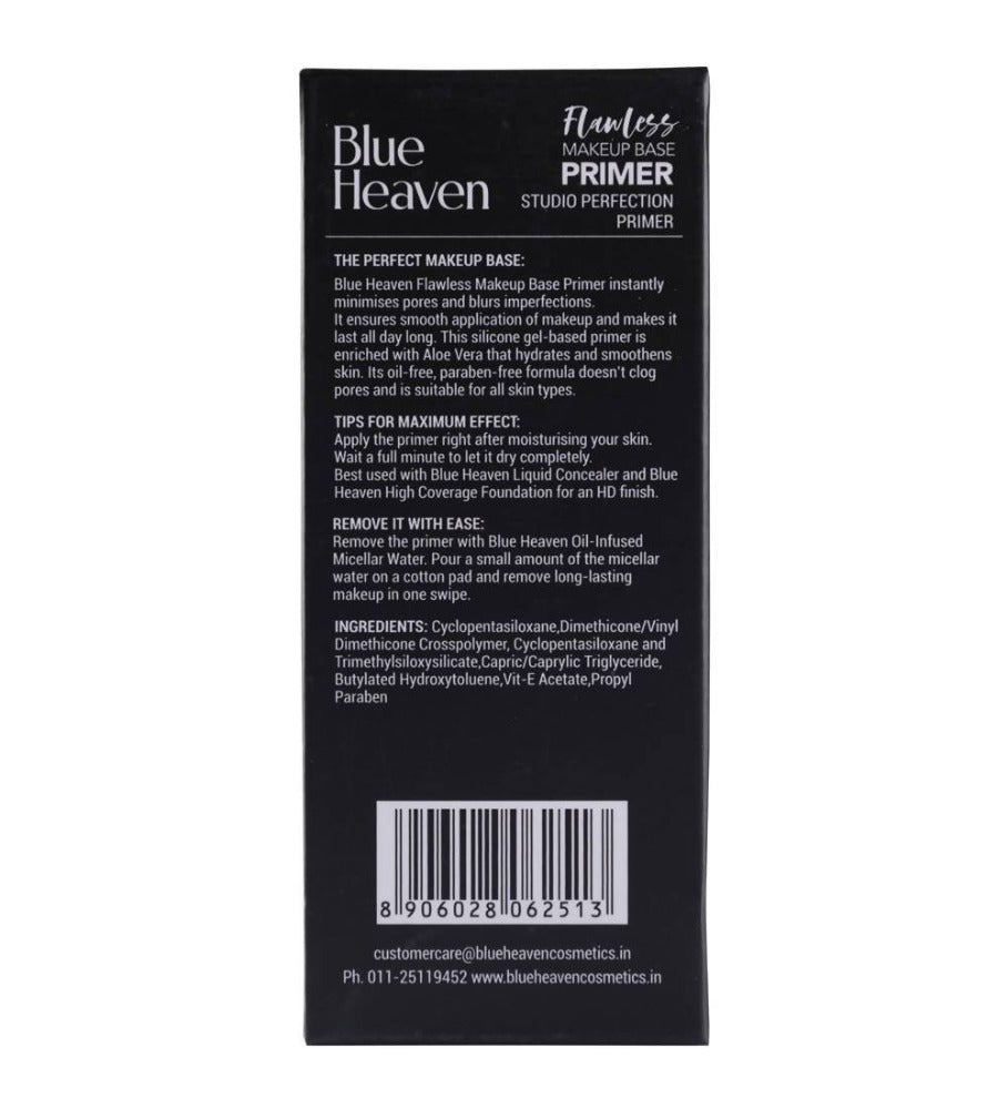 Blue Heaven Oil Free Flawless Makeup Base Primer