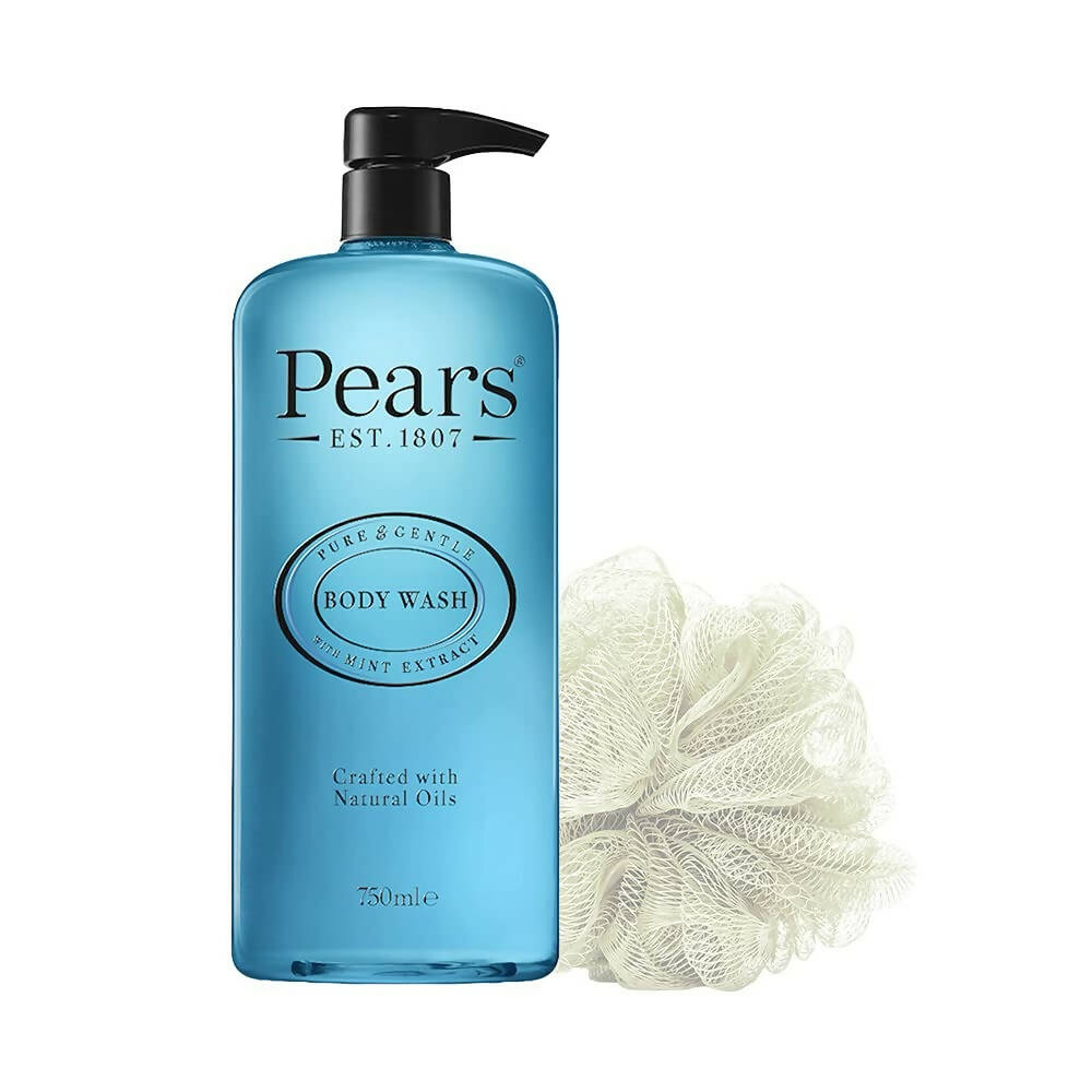 Pears Pure & Gentle Body Wash with Mint Extract - BUDNEN