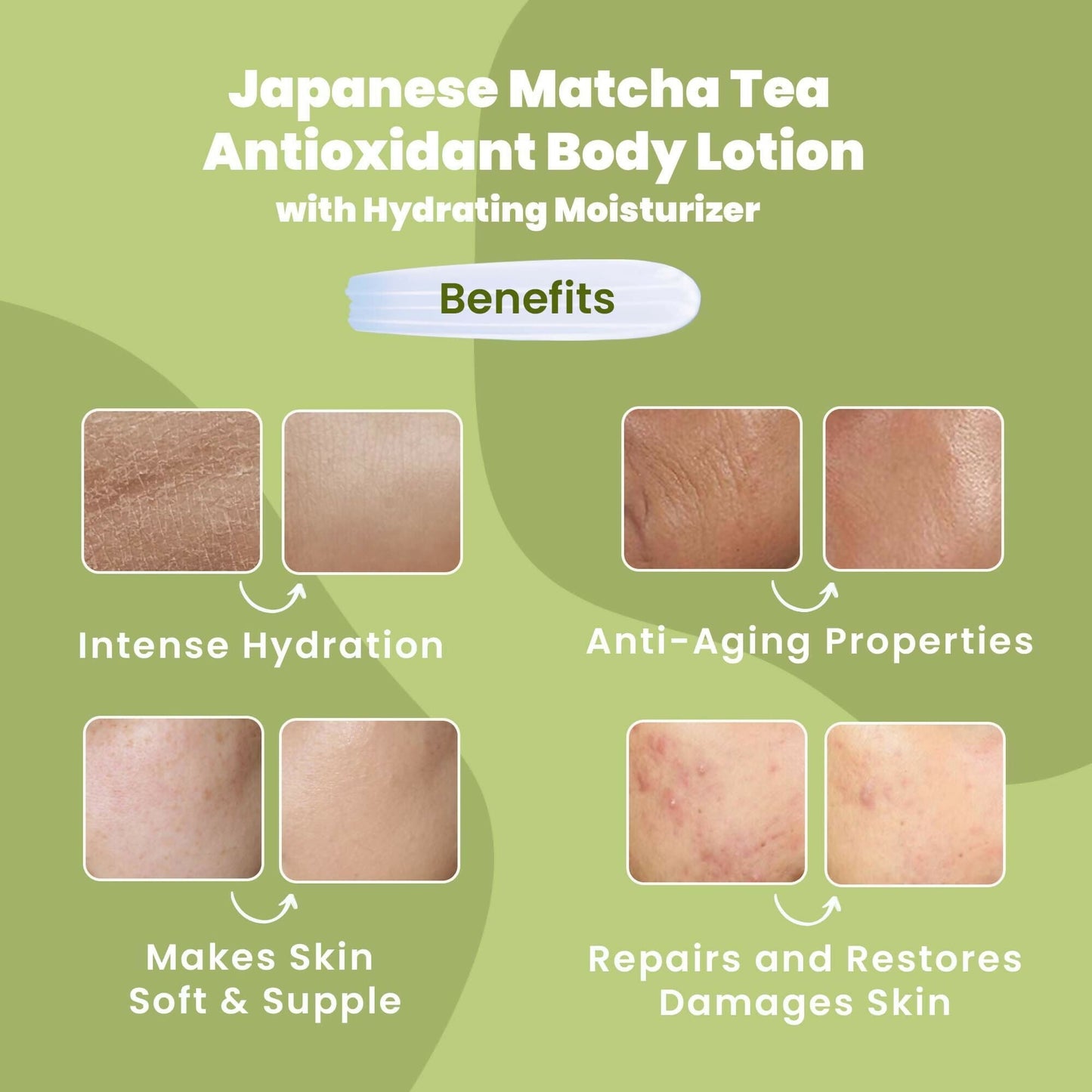 Wild Oak Japanese Matcha Tea Body Lotion