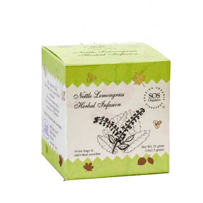 SOS Organics Nettle Lemongrass Herbal Infusion - BUDNE