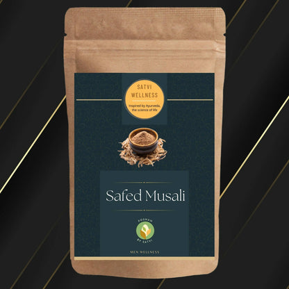 Satvi Wellness Safed Musli Powder | White Musli Powder | Men Wellness