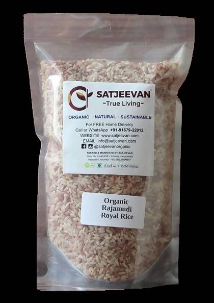 Satjeevan Organic Hand-Pounded Rajamudi Rice