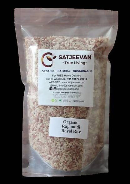 Satjeevan Organic Hand-Pounded Rajamudi Rice