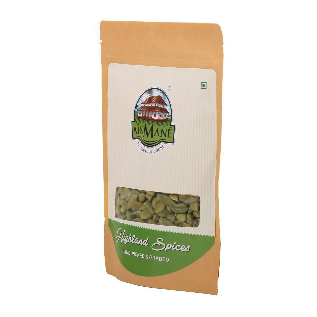 Ainmane Fine Quality Whole Cardamom 8mm