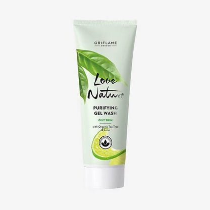 Oriflame Love Nature Purifying Gel Wash with Organic Tea Tree & Lime - BUDNE