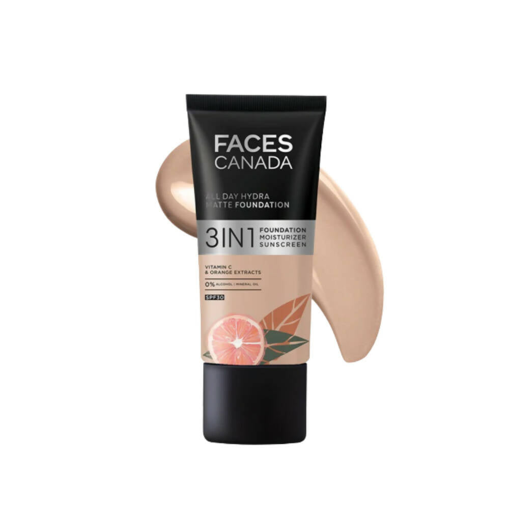 Faces Canada All Day Hydra Matte Foundation-Rich Ivory 013 - BUDNE