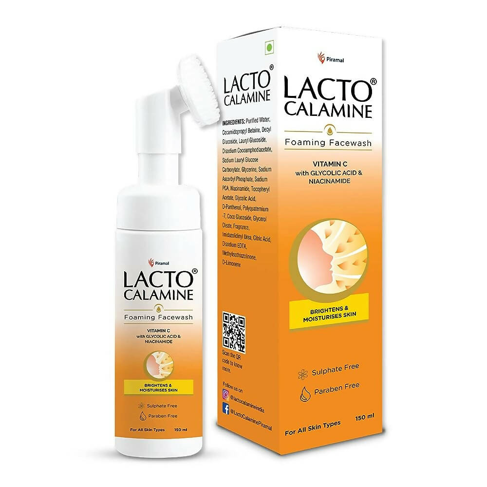 Lacto Calamine Vitamin C Foaming Face Wash - BUDNEN