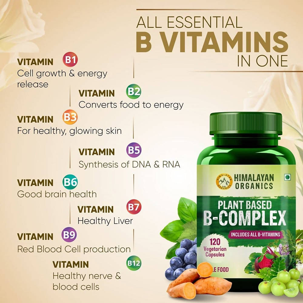 Himalayan Organics Plant Based B-Complex Capsules