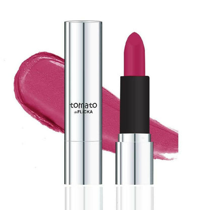 Flicka Tomato Magenta Matte Finish Lipstick Shade 22 - BUDNE