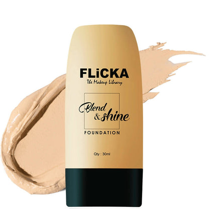 Flicka Blend & Shine Foundation - Walnut - BUDNE