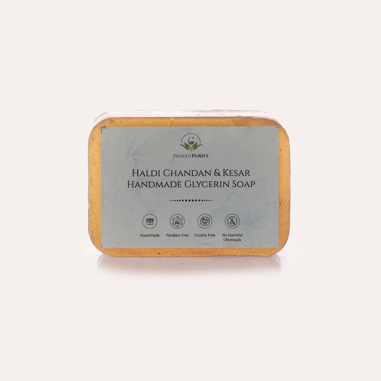 PrakritPurity Haldi Chandan & Kesar Handmade Glycerin Soap - BUDEN