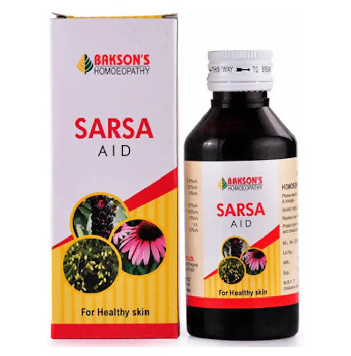 Bakson's Homeopathy Sarsa Aid Syrup - buy in USA, Australia, Canada