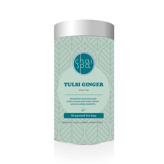 Chai Spa Tulsi Ginger Green Tea - BUDNE