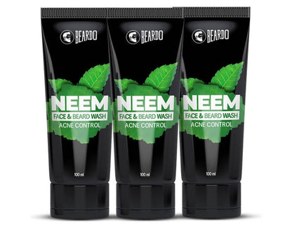 Beardo Neem Face Wash & Beard Wash Acne Control - BUDNE