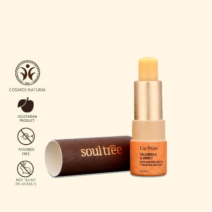 Soultree Calendula & Honey With Organic Ghee Lip Balm