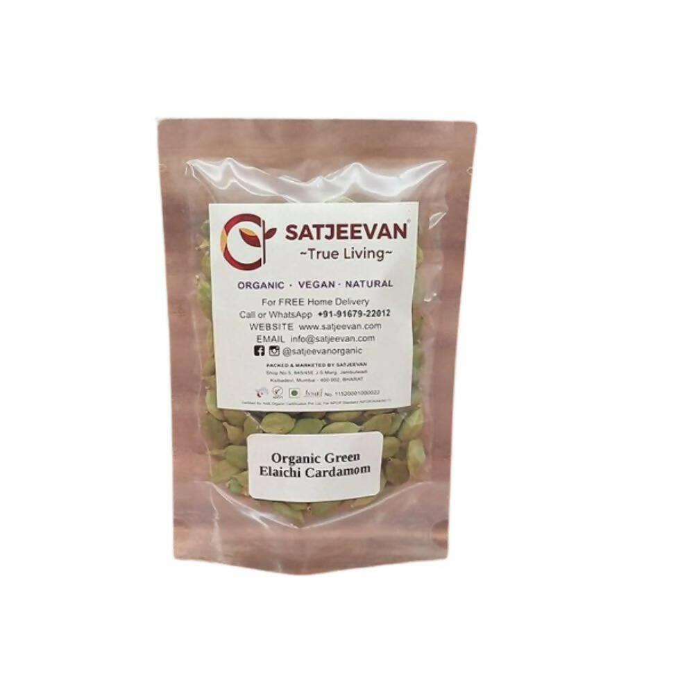 Satjeevan Organic Green Elaichi Cardamom