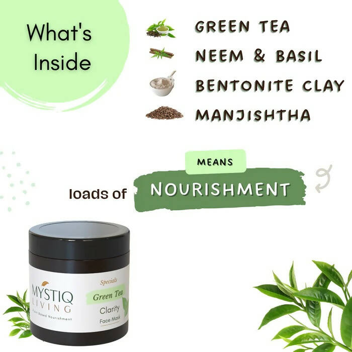 Mystiq Living Specials Green Tea Clarity Face Mask