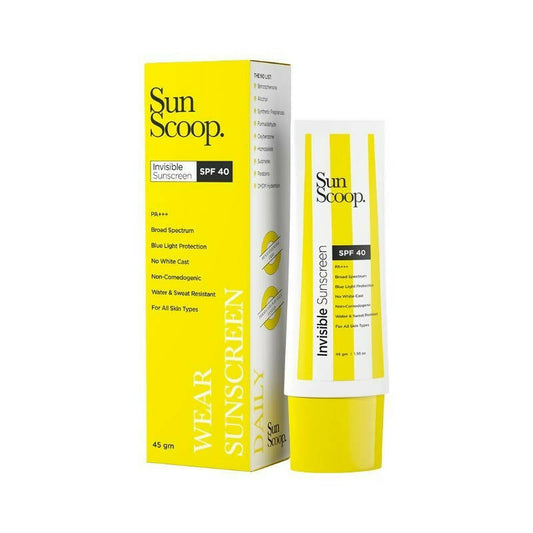 Sun scoop Invisible Sunscreen SPF 40 PA+++ - BUDEN
